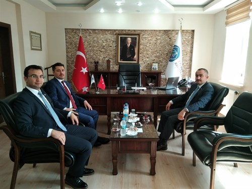 İlimiz Hadim ve Bozkır Kaymakamlarından Kaymakamımız Mehmet Furkan TAŞKIRAN'a Hayırlı Olsun Ziyareti