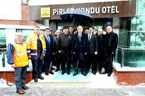 İlçemizde Valimiz Sayın Cüneyt Orhan TOPRAK Başkanlığında Muhtarlar Toplantısı Yapıldı.
